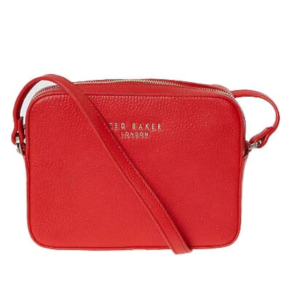 Ted Baker Soft Leather Red Camera Bag